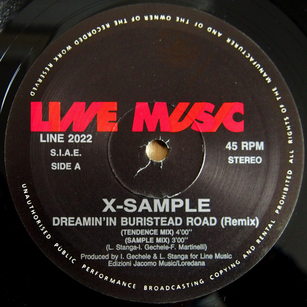 X-Sample – Dreamin' In Buristead Road (Remix) (1991, Vinyl) - Discogs