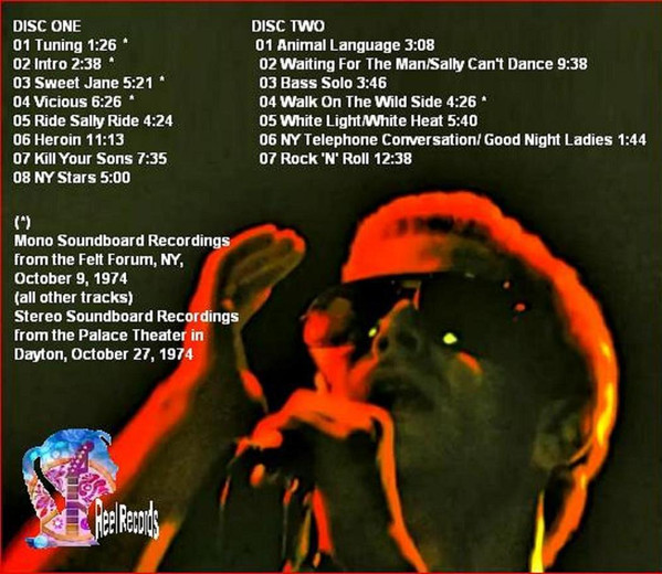 ladda ner album Lou Reed - Palace Theatre Dayton 1974