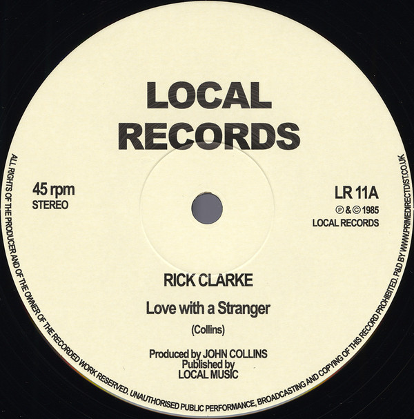 Rick Clarke - Love with A Stranger | Local Records (LR 11) - 3