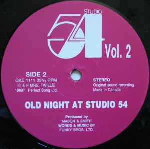 Various - Old Night At Studio 54 Vol. 2