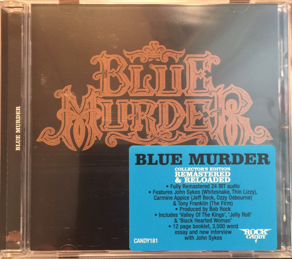 Blue Murder – Blue Murder (2013, CD) - Discogs