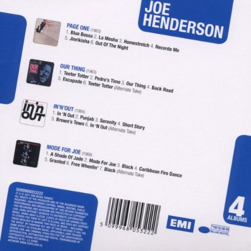 descargar álbum Joe Henderson - 4 Albums