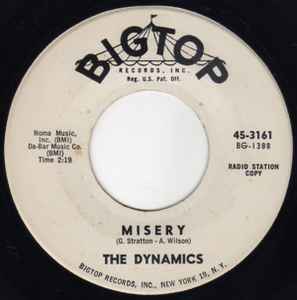The Dynamics - Misery / I'm The Man album cover