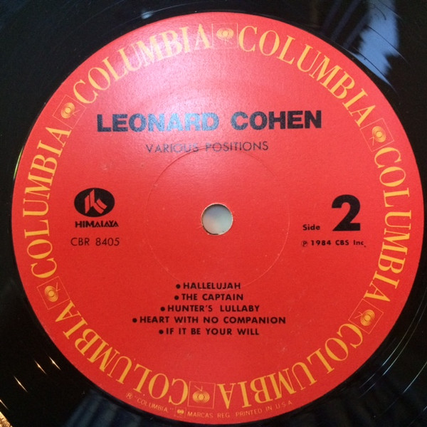 Leonard Cohen - Various Positions (Vinyl)