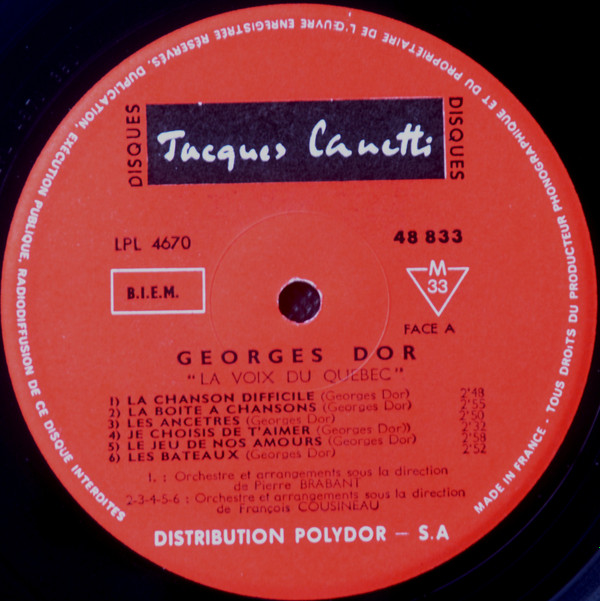 last ned album Georges Dor - La Voix Du Québec