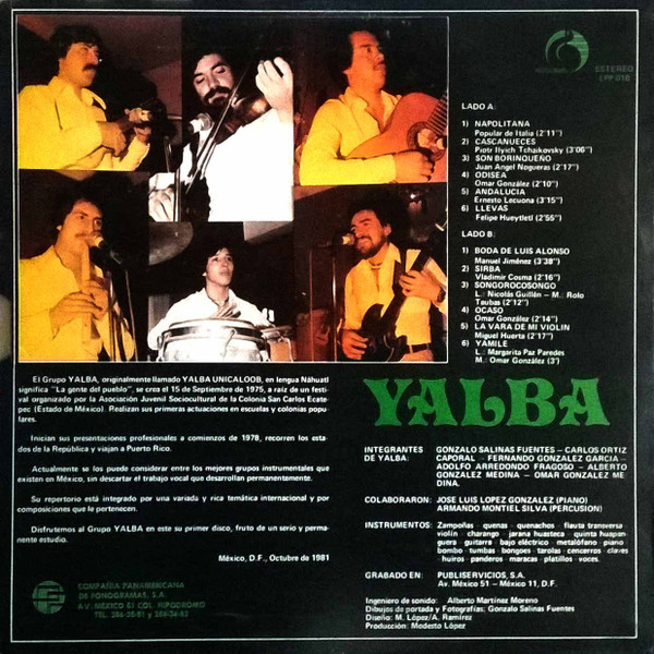 descargar álbum Yalba - Napolitana