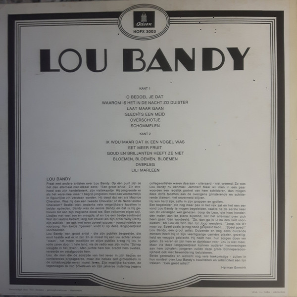 baixar álbum Lou Bandy - Lou Bandy