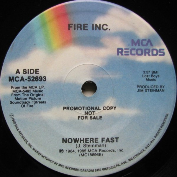 Fire Inc. – Nowhere Fast (1984, Vinyl) - Discogs