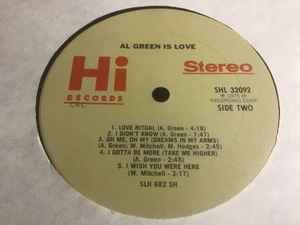 Al Green Is Love (Vinyl, LP, Album, Club Edition) for sale