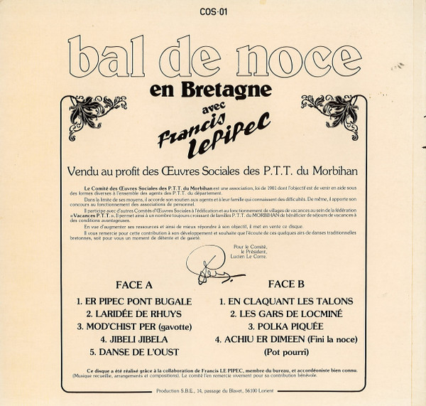 descargar álbum Francis Le Pipec - Bal De Noce Volume 2