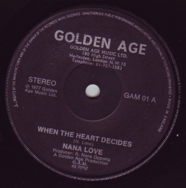 descargar álbum Nana Love - When The Heart Decides Give Me The Chance