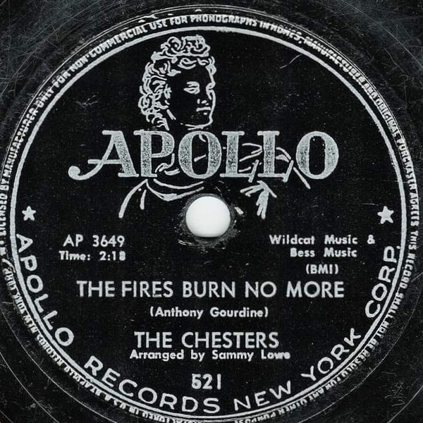 The Chesters – Lift Up Your Head / The Fires Burn No More (1957, Shellac) - Discogs