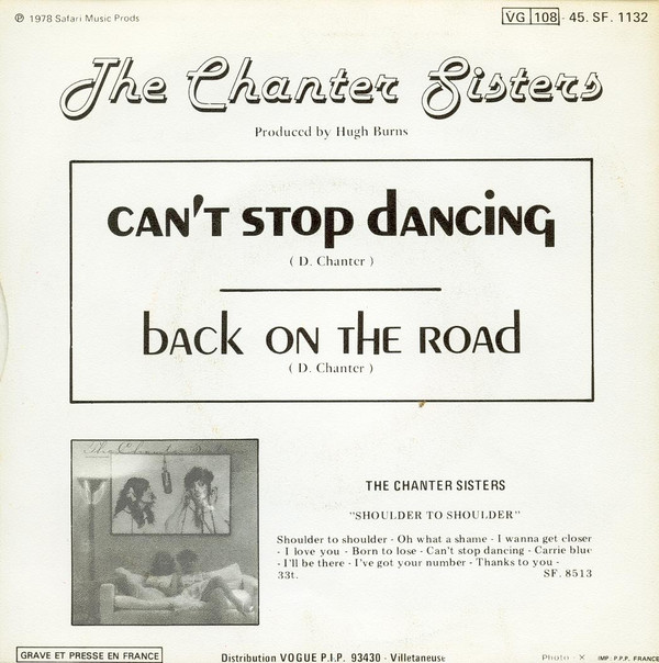 Album herunterladen The Chanter Sisters - Cant Stop Dancing Back On The Road