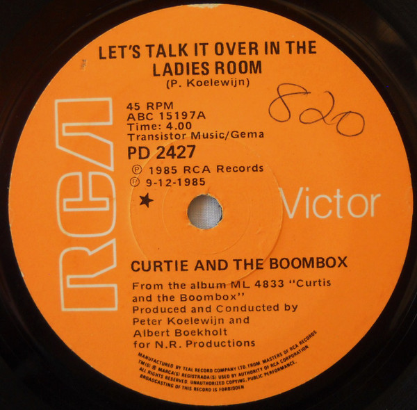 ladda ner album Curtie And The Boombox - Lets Talk It Over In The Ladies Room