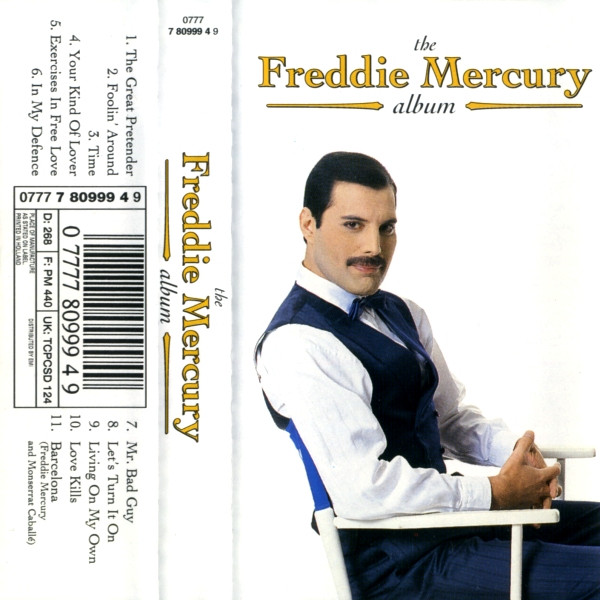 Prestigio Monumento Producto Freddie Mercury – The Freddie Mercury Album (1992, Cassette) - Discogs