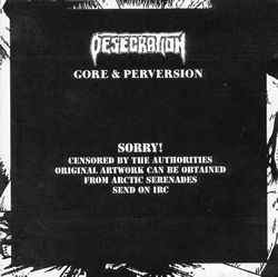 Desecration – Gore & Perversion (1996, CD) - Discogs
