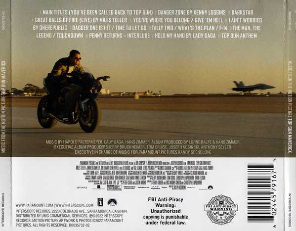 Top Gun Maverick Soundtrack Target Exclusive Cd **Read Description **  602445791675