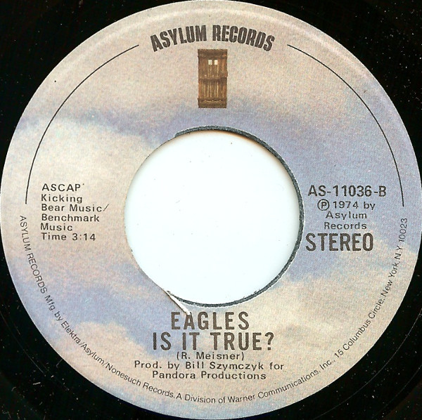 EAGLES Vinyl 45 Record "Get Over It" RE12847