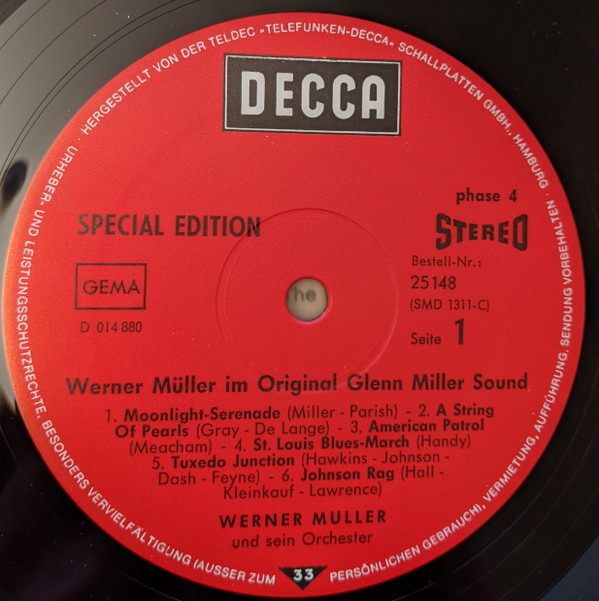 Album herunterladen Werner Müller - Im Original Glenn Miller Sound