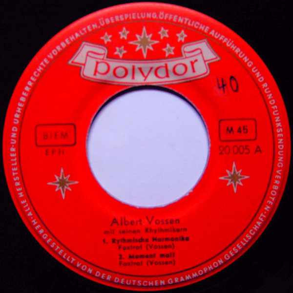 télécharger l'album Albert Vossen Mit Seinen Rhythmikern - Rhythmische Harmonika