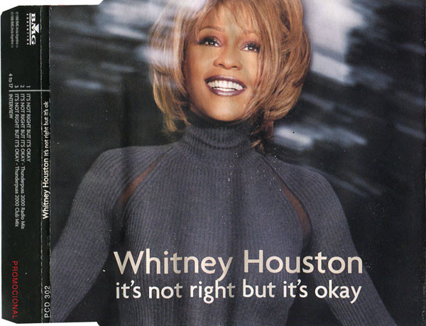 Whitney Houston – It's Not Right But It's Okay (1999, CD) - Discogs