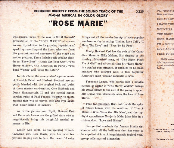 télécharger l'album Various, MGM Studio Orchestra - Rose Marie