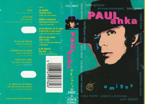 Paul Anka - Amigos | Releases | Discogs