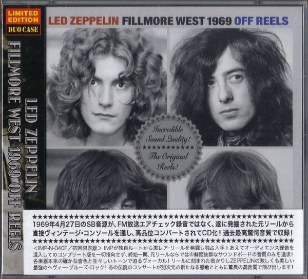Led Zeppelin – Fillmore West 1969 Off Reels (2013, CD) - Discogs