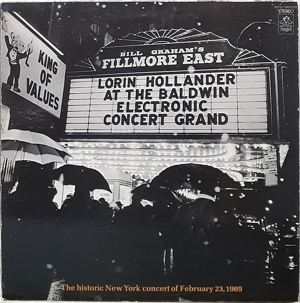 Lorin Hollander – Lorin Hollander At The Fillmore East (1969