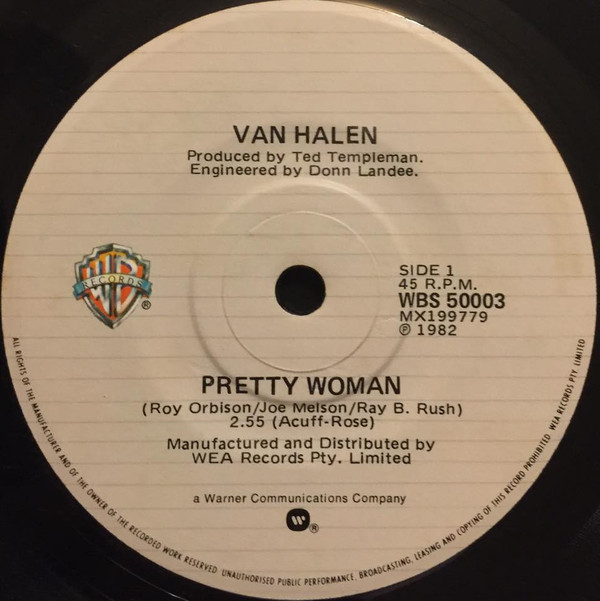 last ned album Van Halen - Pretty Woman Happy Trails