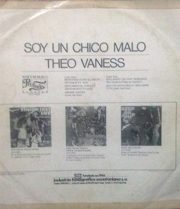 lataa albumi Theo Vaness - Soy Un Chico Malo