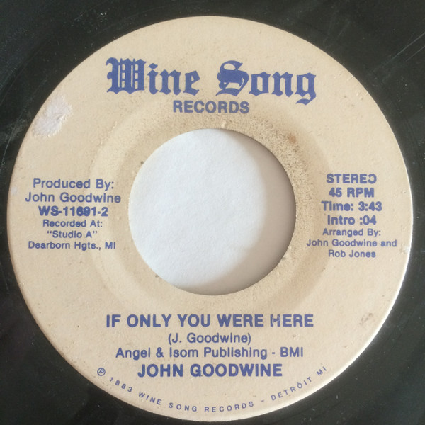 Album herunterladen John Goodwine - Its My Very Own Broken Heart