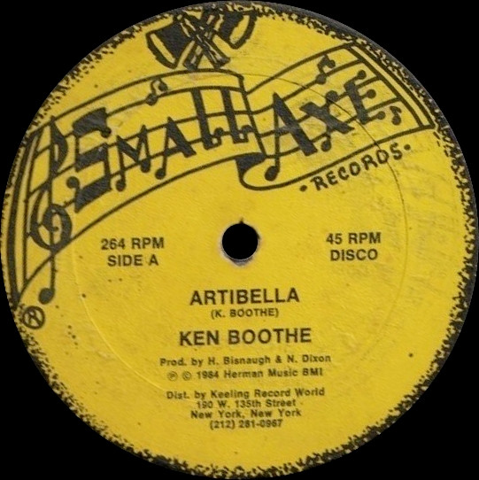 Ken Boothe – Artibella (1984, Vinyl) - Discogs