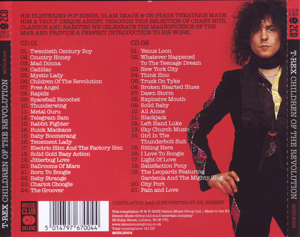 descargar álbum TRex - Children Of The Revolution An Introduction To Marc Bolan