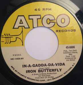 Iron Butterfly – In-A-Gadda-Da-Vida (1968, Reel-To-Reel) - Discogs