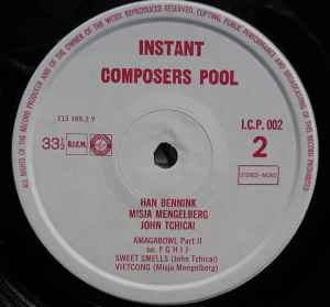 Han Bennink, Misha Mengelberg – Instant Composers Pool 010 (1st, Vinyl) -  Discogs