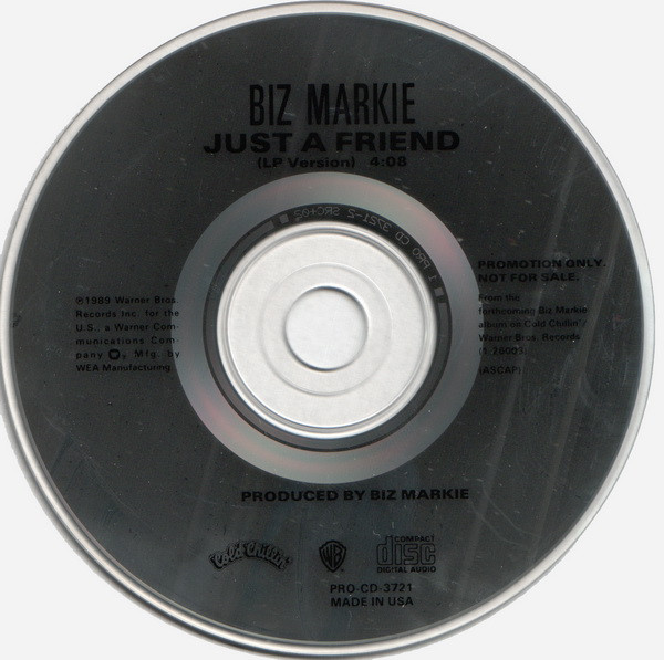 Biz Markie – Just A Friend (1990, Vinyl) - Discogs