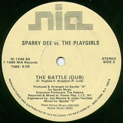 Album herunterladen Sparky Dee vs The Playgirls - The Battle