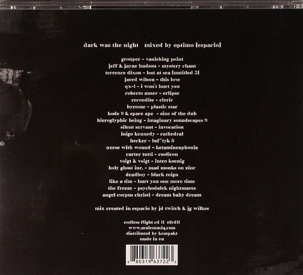 baixar álbum Download Optimo (Espacio) - Dark Was The Night album