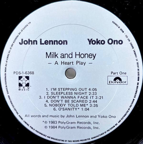 John Lennon And Yoko Ono - Milk And Honey | Polydor (PDS-1-6368) - 5