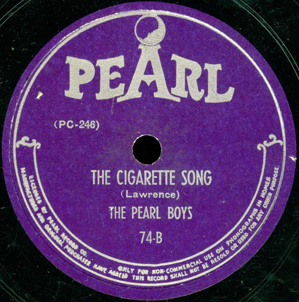 Album herunterladen The Pearl Boys - Get Off The Table Mabel The Cigarette Song