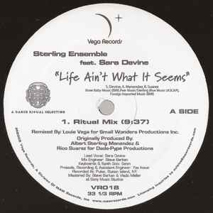 Sterling Ensemble - Life Ain't What It Seems album cover
