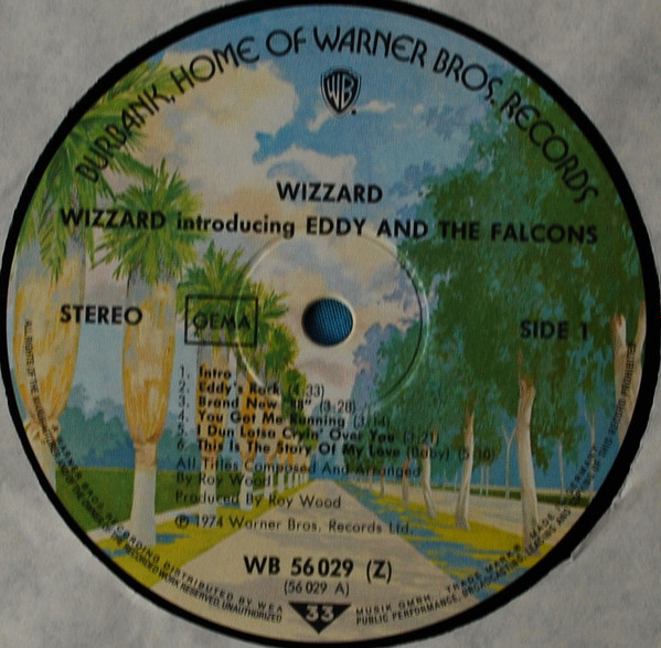 Wizzard - Introducing Eddy And The Falcons | Warner Bros. Records (WB 56 029 (Z)) - 3