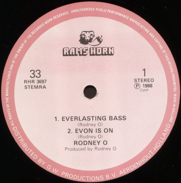 Rodney-O – Everlasting Bass (Vinyl) - Discogs