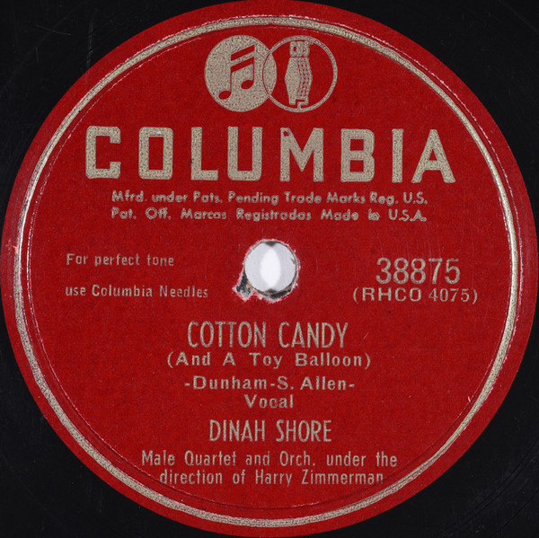 descargar álbum Dinah Shore, Jack Smith - 1812 Cotton Candy