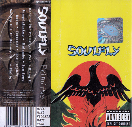 Soulfly – Primitive (2000, Cassette) - Discogs