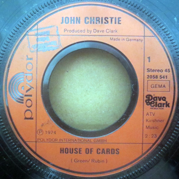 télécharger l'album John Christie - House Of Cards