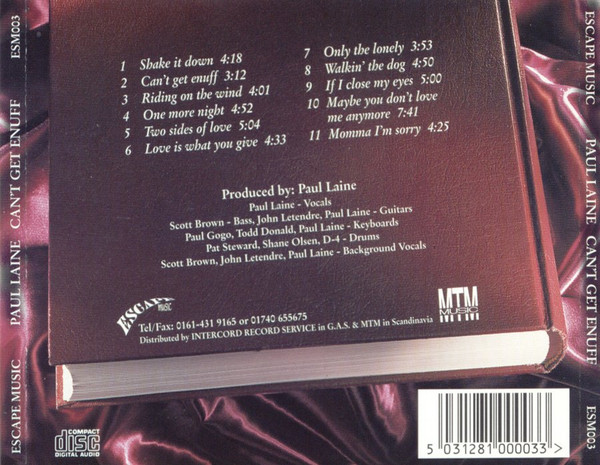 lataa albumi Paul Laine - Cant Get Enuff