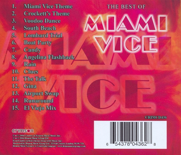 télécharger l'album Jan Hammer - The Best Of Miami Vice