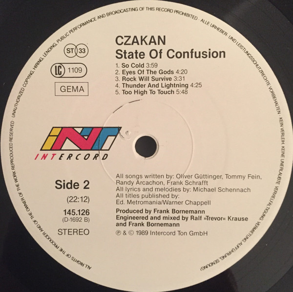 lataa albumi Czakan - State Of Confusion